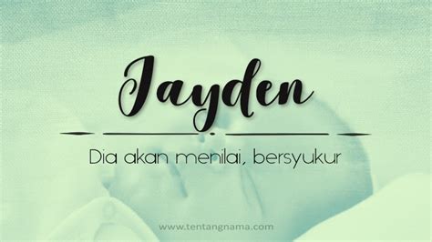 jayden signification islam|Cari Maksud Nama dalam Islam